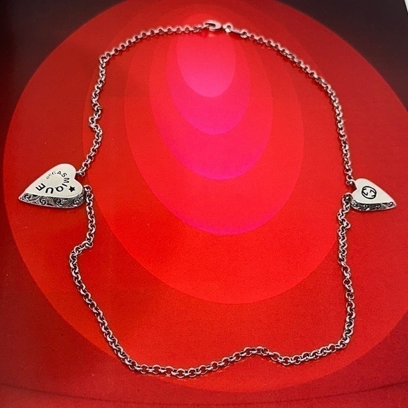 Gucci 925 silver necklace authentic 100% - Picture 4 of 16